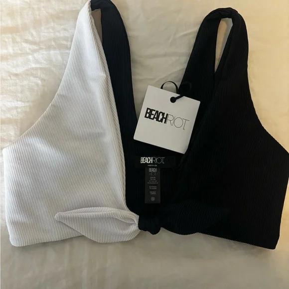 Beach Riot Black and White Bikini Set - Picture 2 of 5